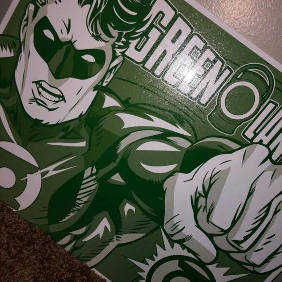 Green Lantern Tin Sign